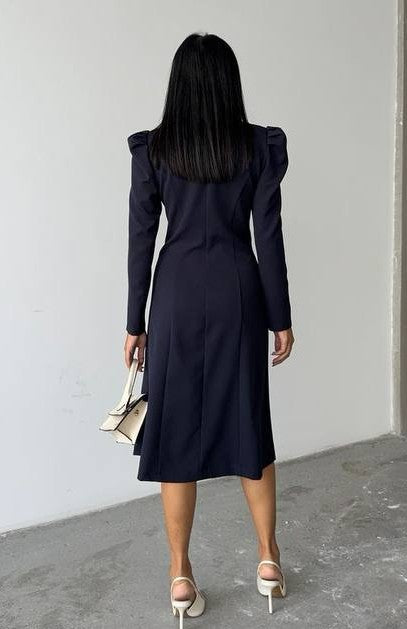 Zweireihiges Blazer-Kleid